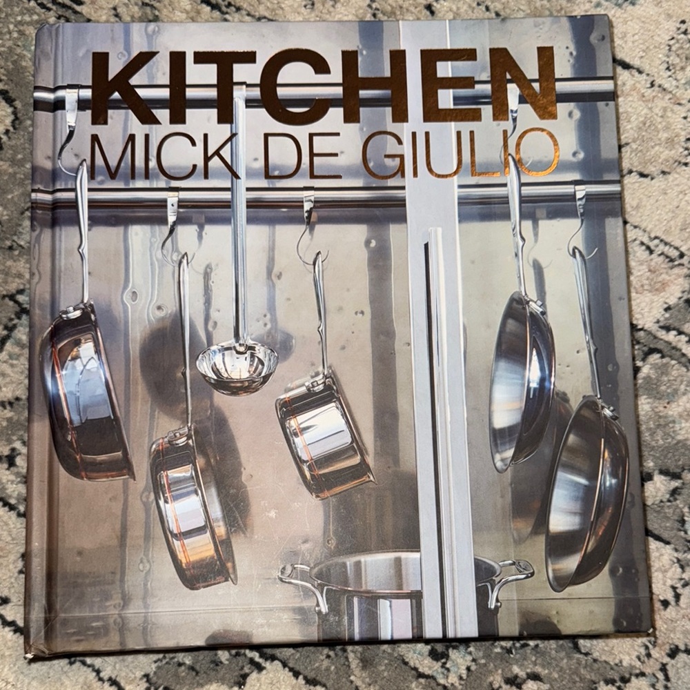 Signed Copy of the famous book, KITCHEN by Mick De Guilio